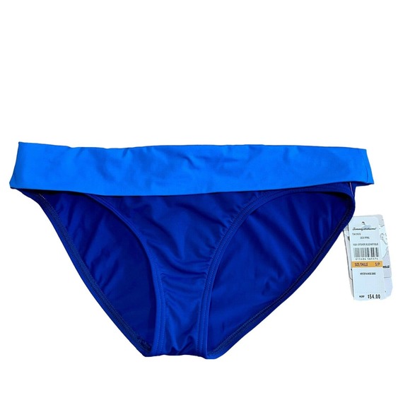 Tommy Bahama Other - Tommy Bahama Womens Hipster Swimsuit Bottom with wide band blue size small new